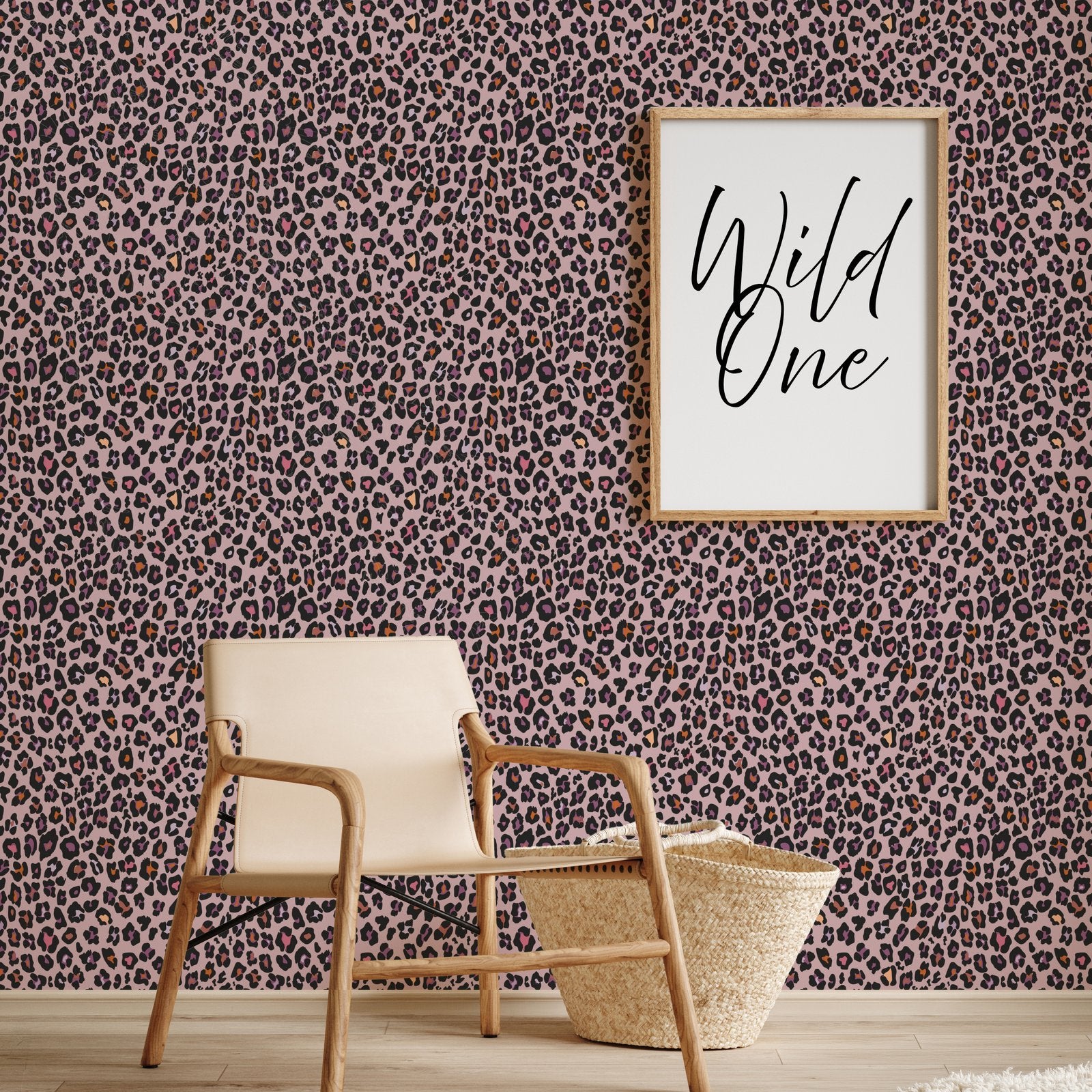 Fun Leopard Wallpaper in Pink color - pattern number G78565 - by Galerie in the Kids and Teens collection
