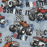 Monster Trucks Wallpaper in Blue color - pattern number G78570 - by Galerie in the Kids and Teens collection