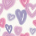 Neon Hearts Wallpaper in Purple color - pattern number G78574 - by Galerie in the Kids and Teens collection