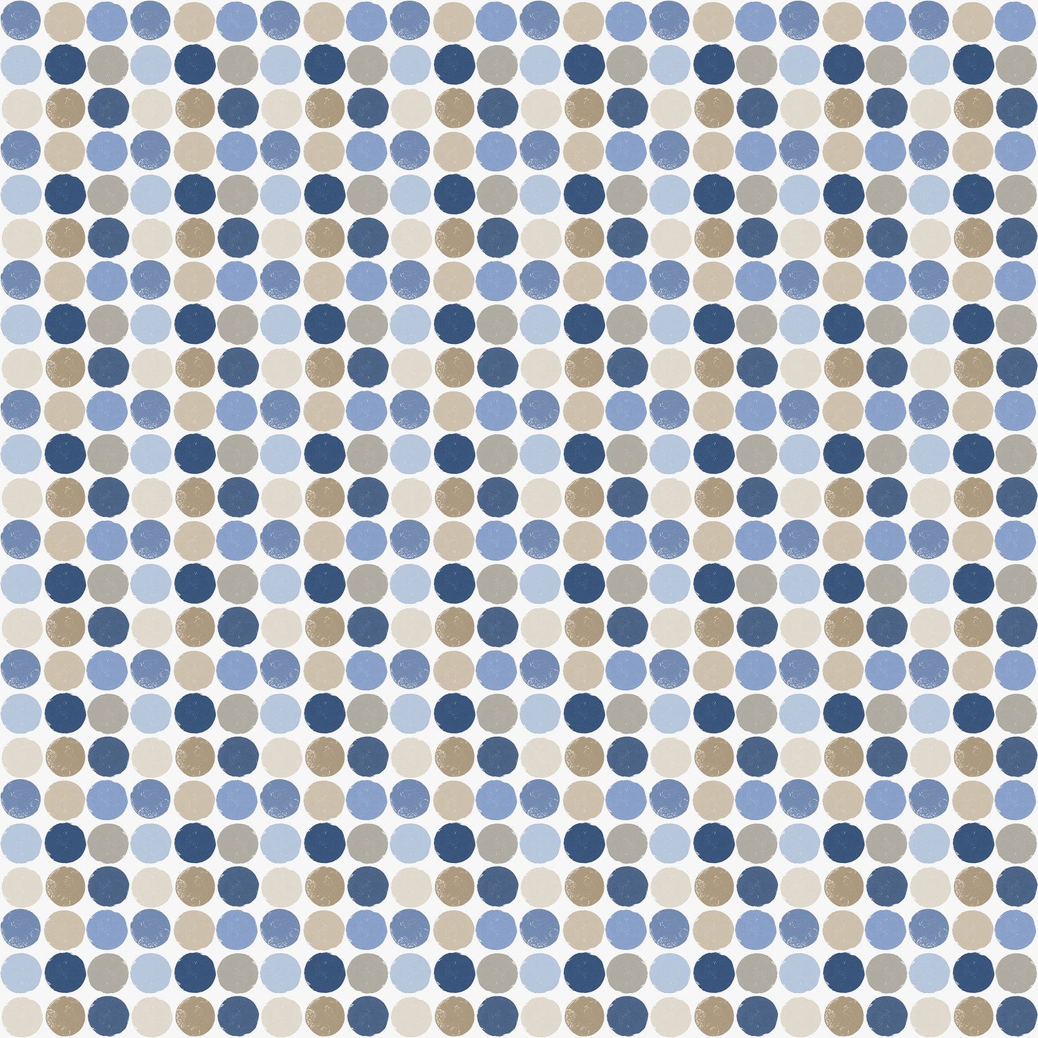 Penny Dots Wallpaper in Blue color - pattern number G78578 - by Galerie in the Kids and Teens collection
