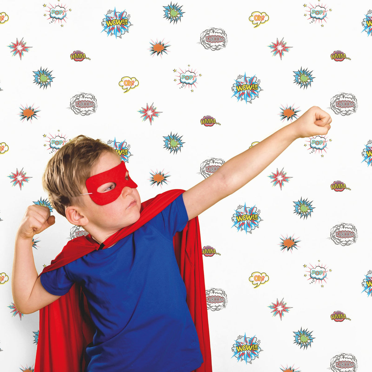 Pop Art Wallpaper in Blue color - pattern number G78580 - by Galerie in the Kids and Teens collection