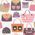 Purses Wallpaper in Pink color - pattern number G78581 - by Galerie in the Kids and Teens collection