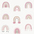 Rainbo-Ho Wallpaper in Pink color - pattern number G78584 - by Galerie in the Kids and Teens collection