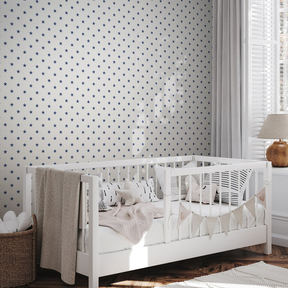 Stars Wallpaper in Blue color - pattern number G78599 - by Galerie in the Kids and Teens collection
