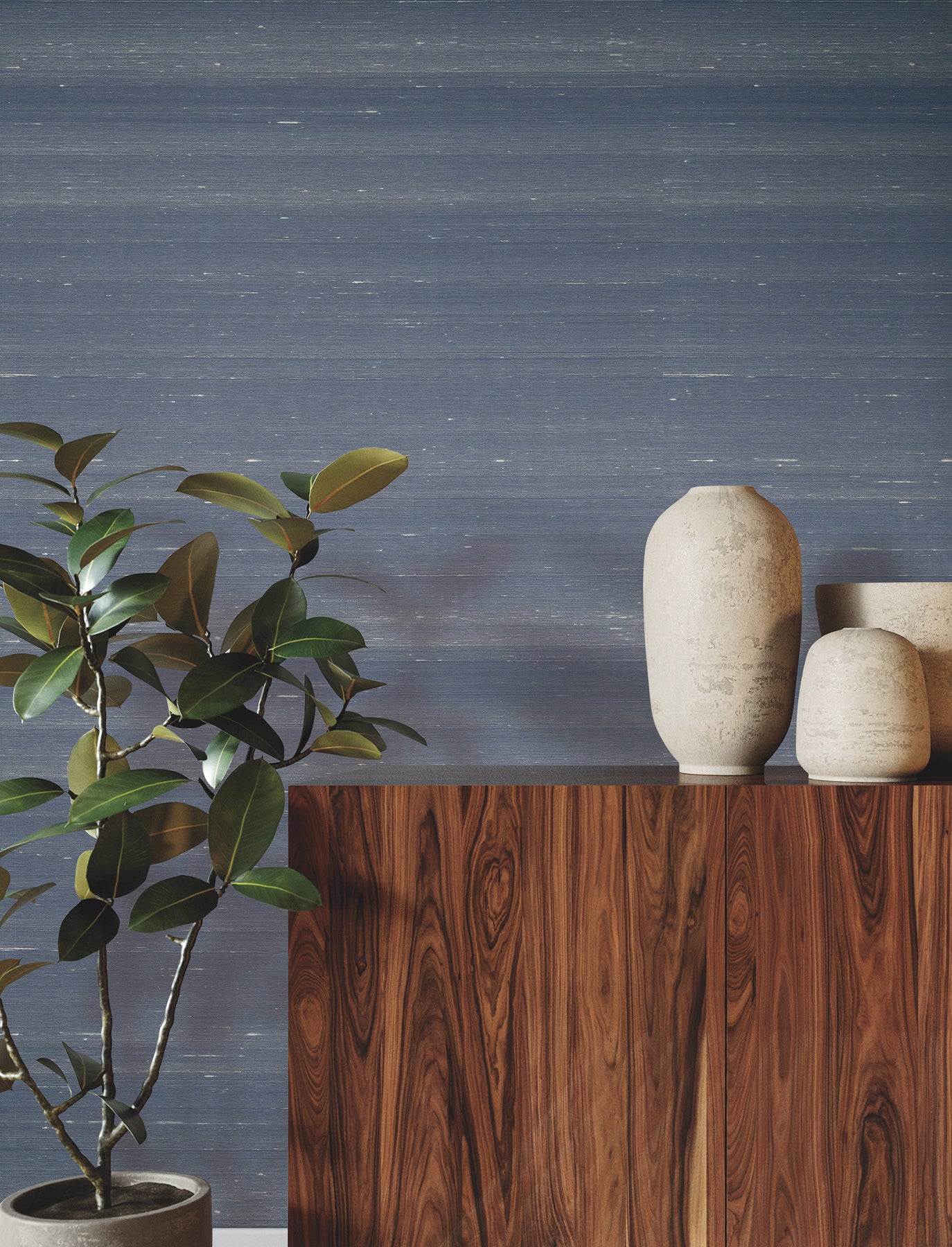 Silk Road wallpaper in lapis color - pattern number GRL88117 - by Ronald Redding in the Natural Palette Resource collection