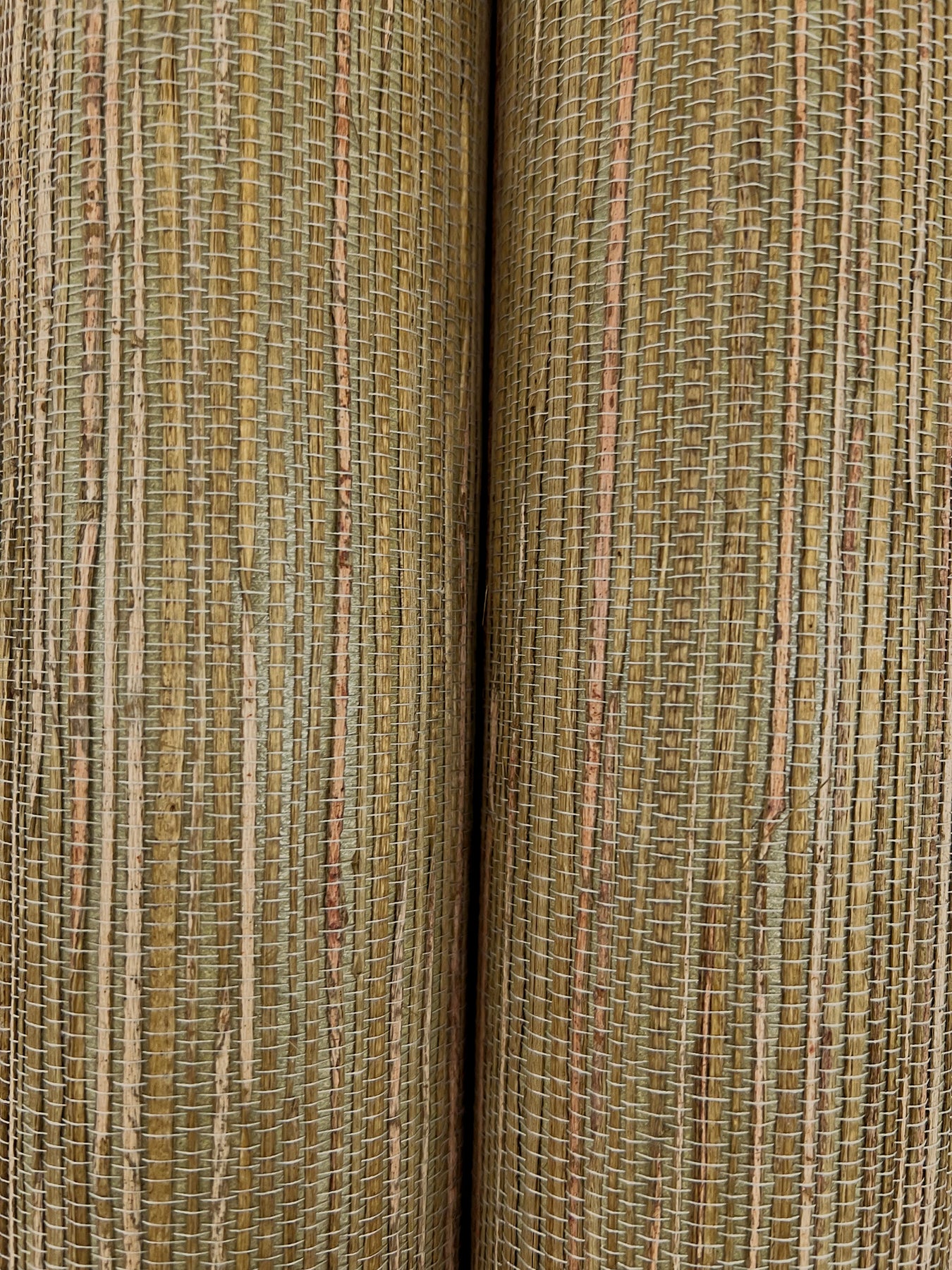 Multicolored Hemp wallpaper in weeping willow color - pattern number GRL88341 - by Ronald Redding in the Natural Palette Resource collection