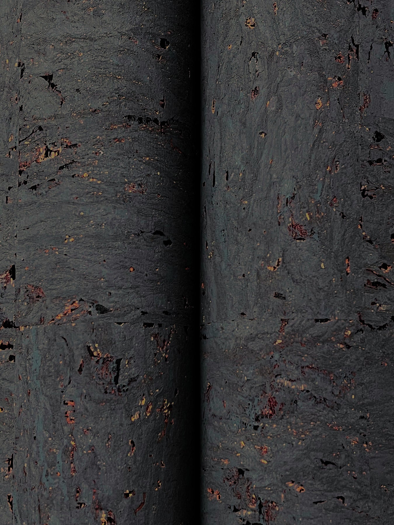 Caldera Cork wallpaper in dark grey color - pattern number GRL88368 - by Ronald Redding in the Natural Palette Resource collection