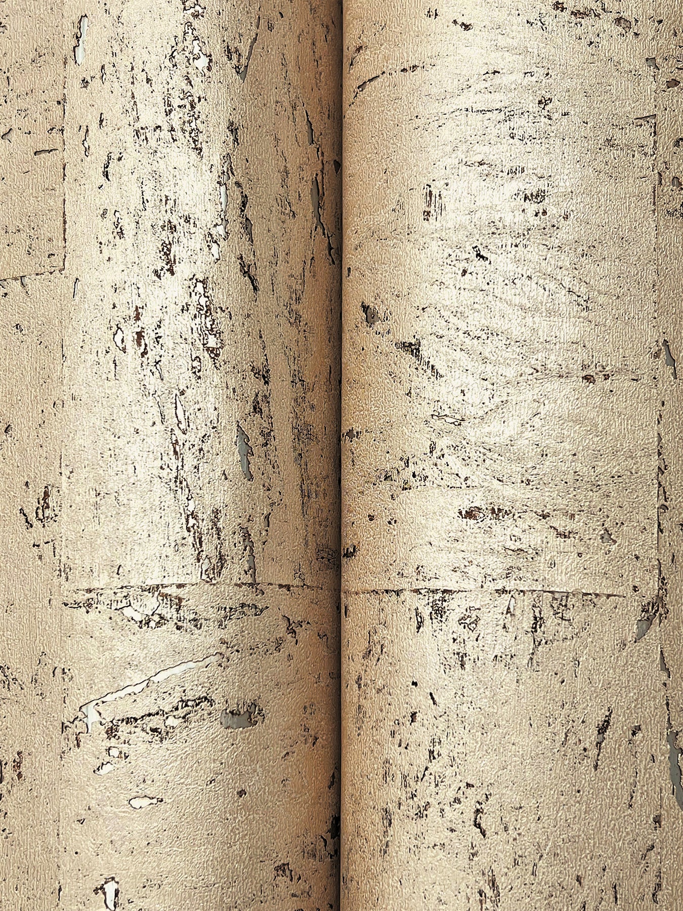 Caldera Cork wallpaper in whitewash color - pattern number GRL88371 - by Ronald Redding in the Natural Palette Resource collection