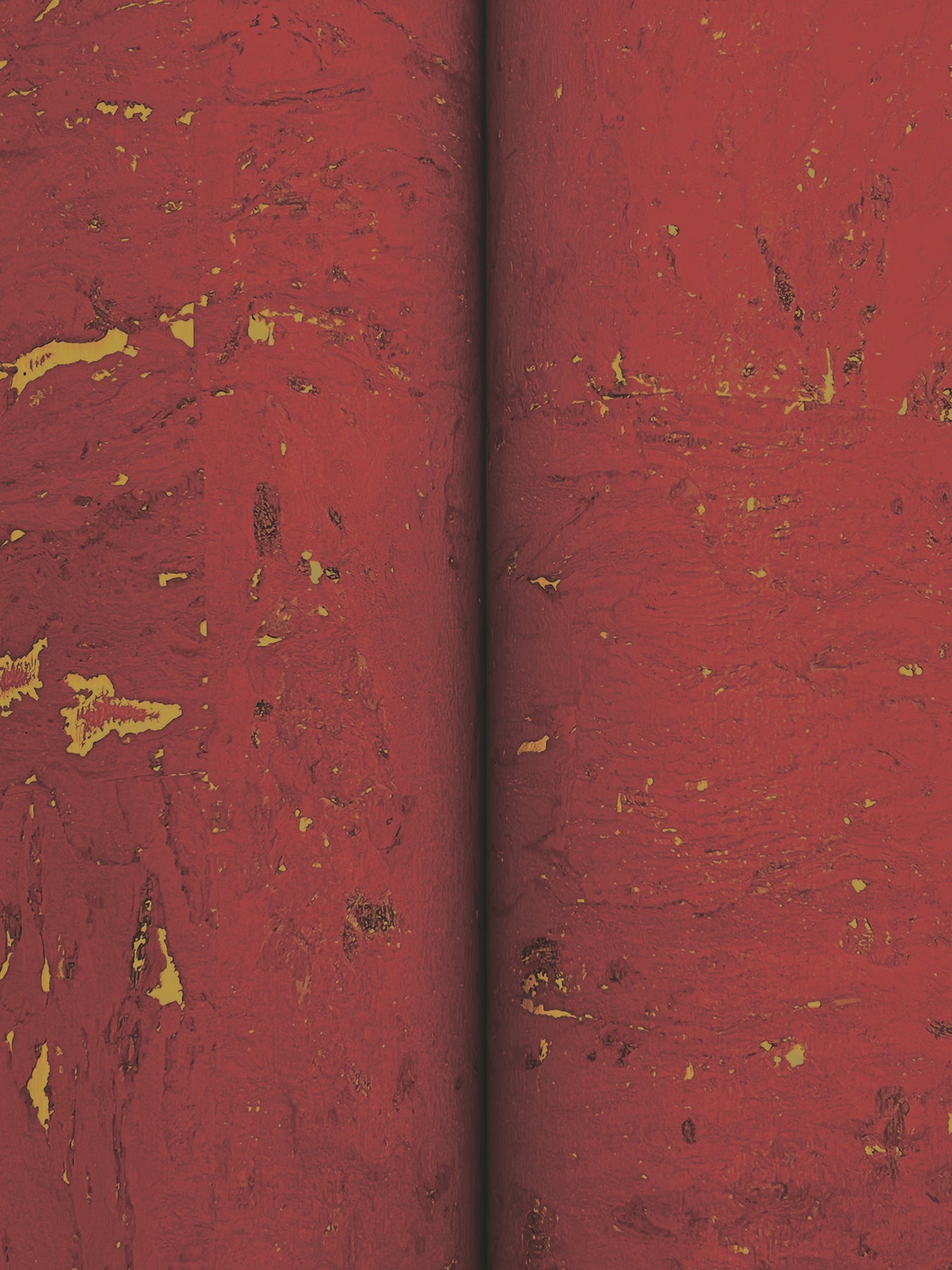Caldera Cork wallpaper in crimson color - pattern number GRL88373 - by Ronald Redding in the Natural Palette Resource collection