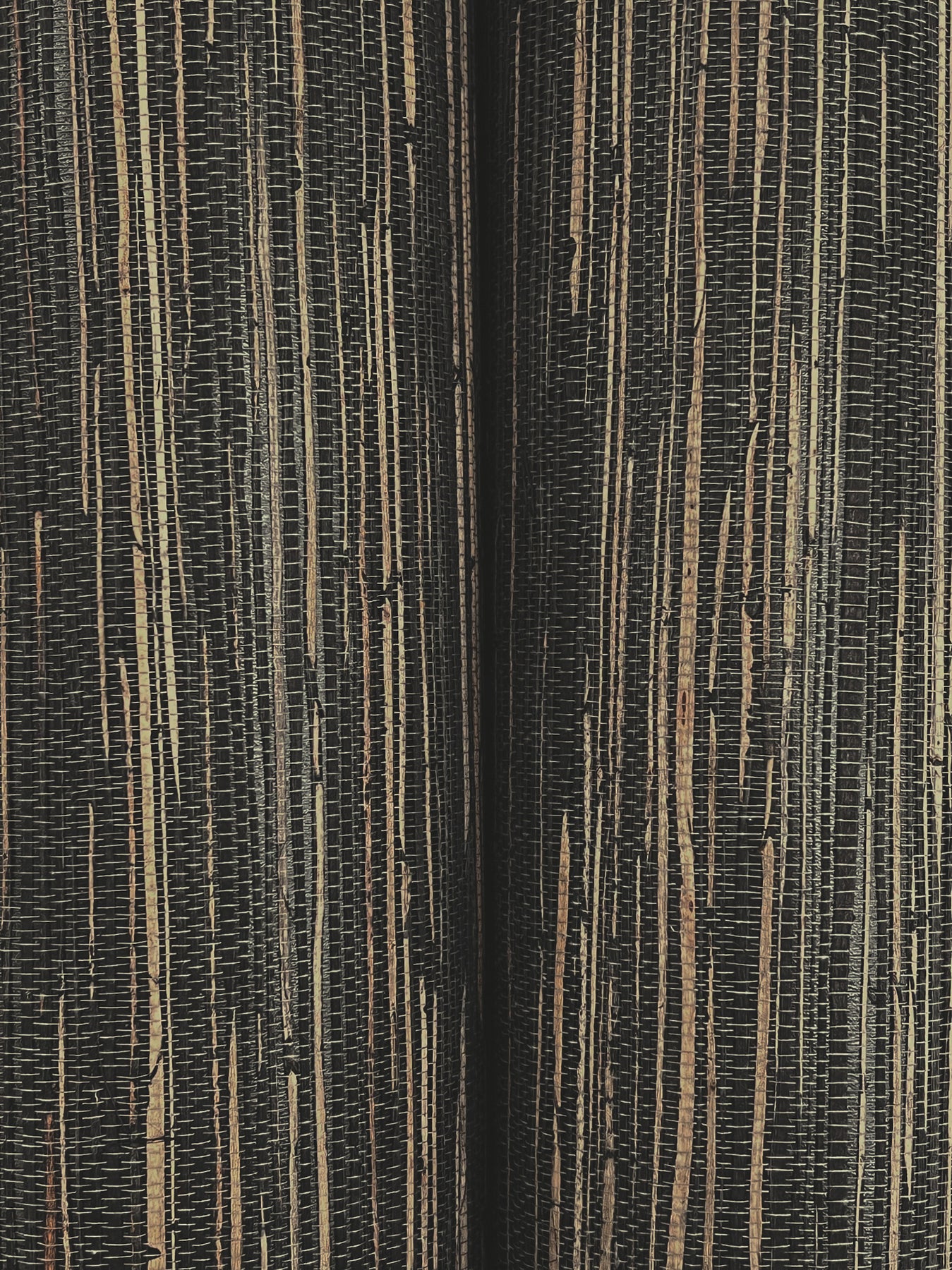 Multicolored Hemp wallpaper in gunmetal color - pattern number GRL88379 - by Ronald Redding in the Natural Palette Resource collection