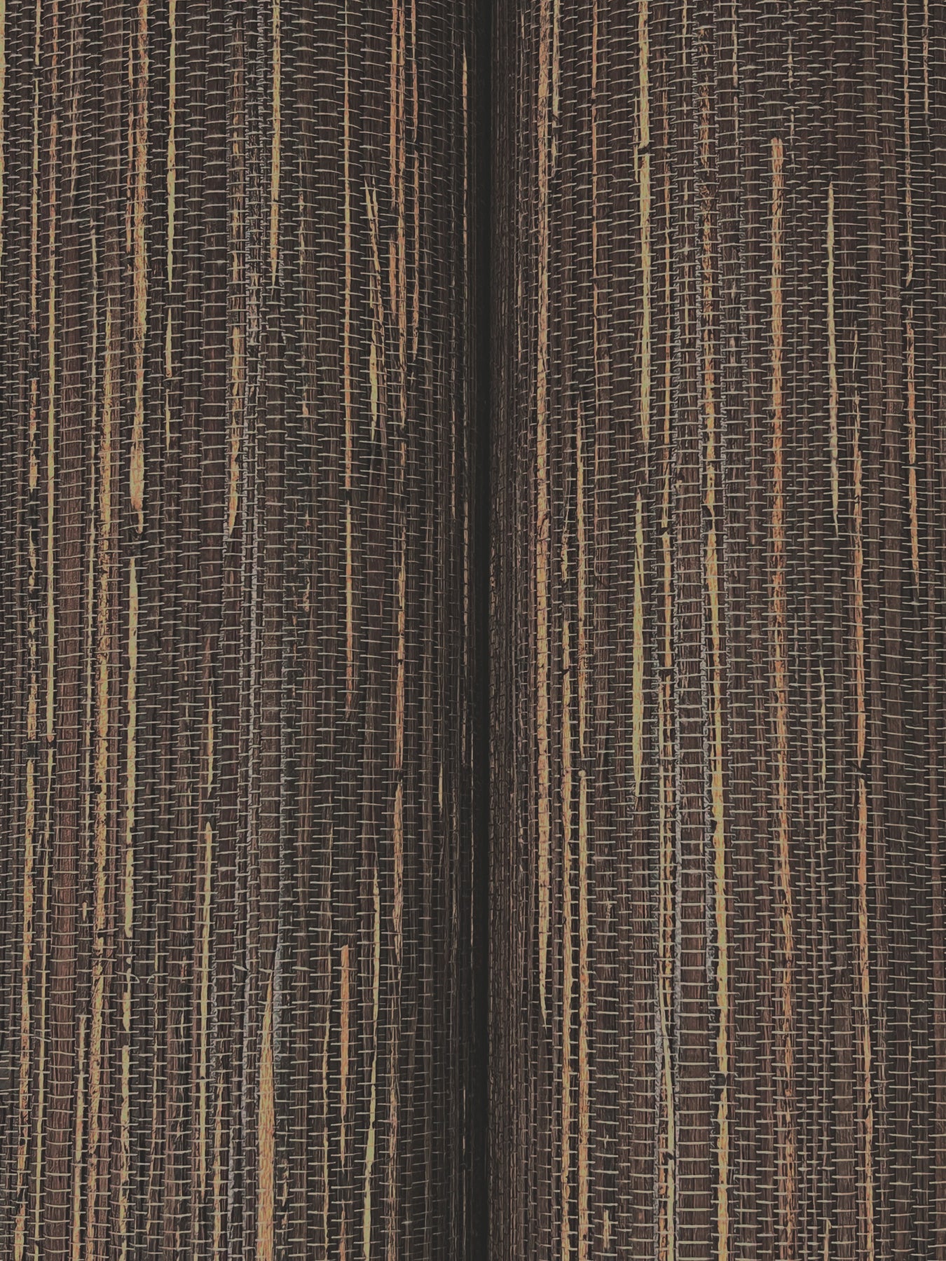 Multicolored Hemp wallpaper in brown color - pattern number GRL88380 - by Ronald Redding in the Natural Palette Resource collection