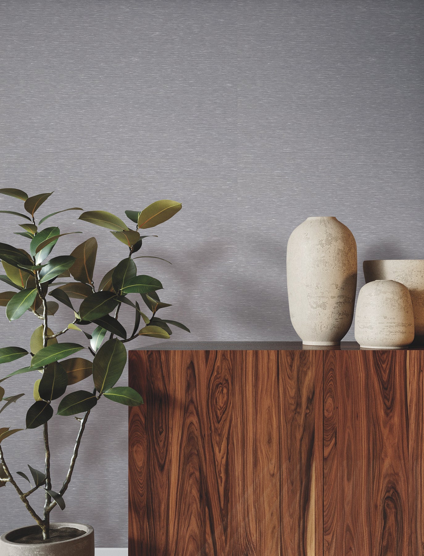 Linen Levels wallpaper in dove color - pattern number GRL88388 - by Ronald Redding in the Natural Palette Resource collection