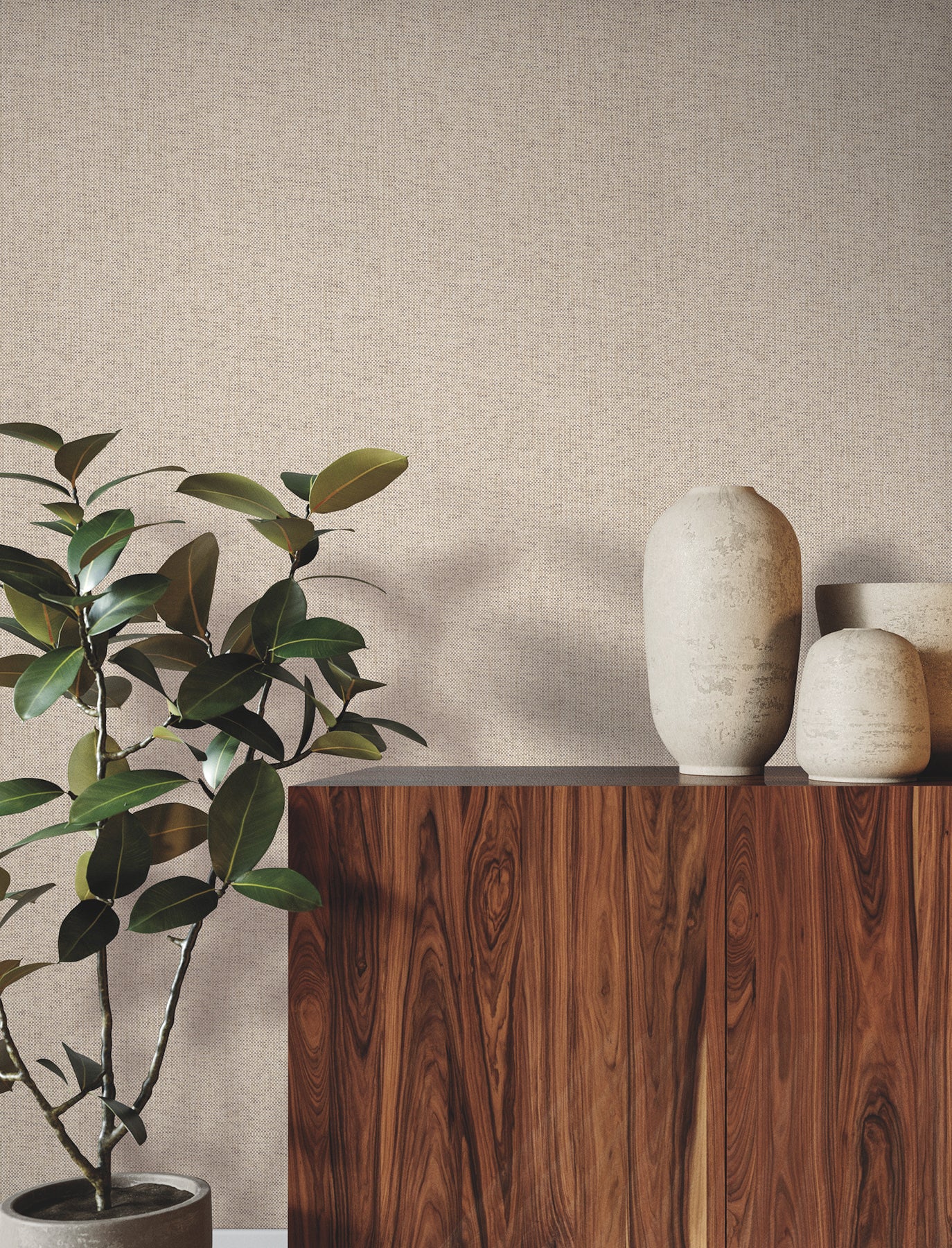 Check Paperweave wallpaper in toasted walnut color - pattern number GRL88398 - by Ronald Redding in the Natural Palette Resource collection