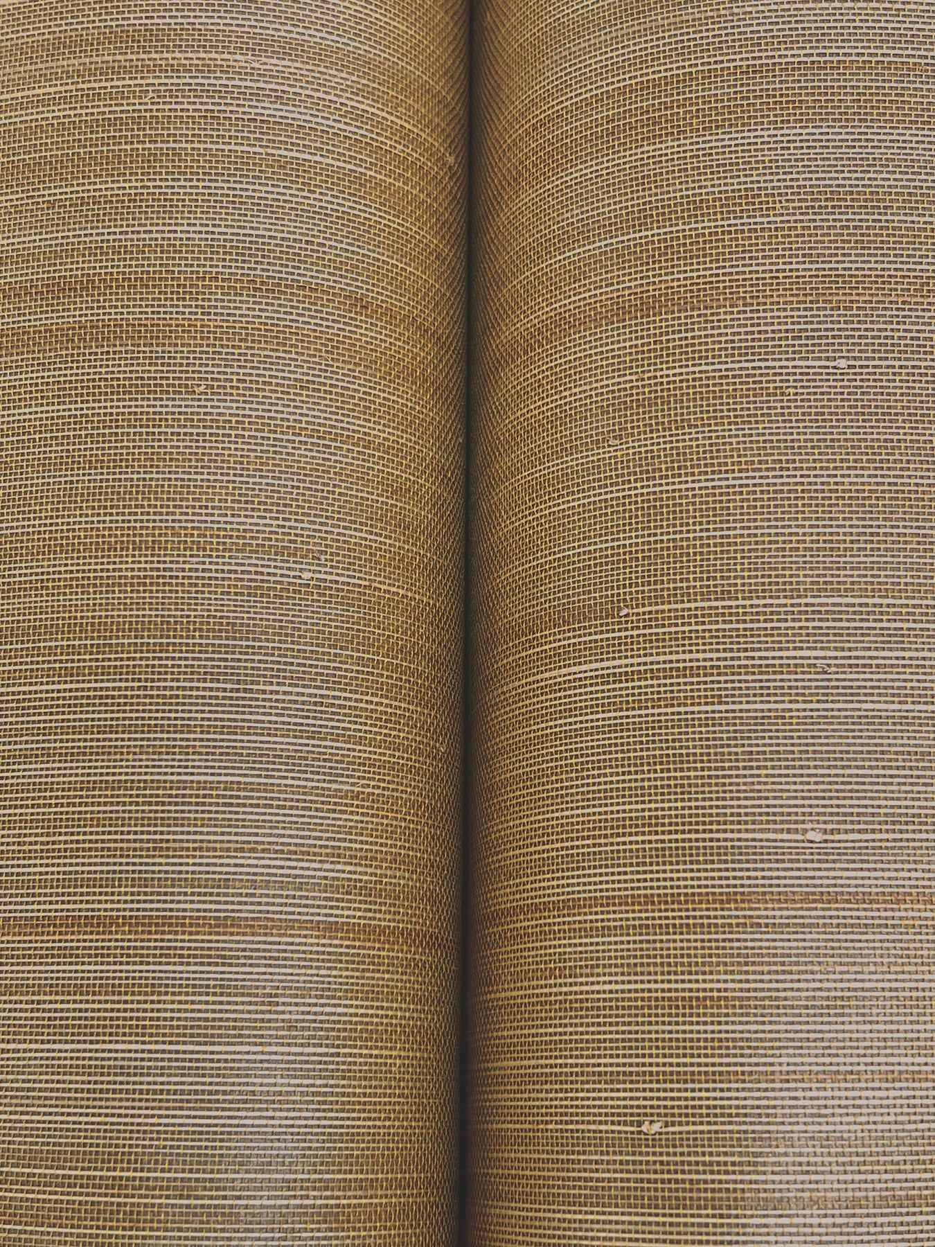 Tailored Abaca wallpaper in ochre gold color - pattern number GRL88465 - by Ronald Redding in the Natural Palette Resource collection