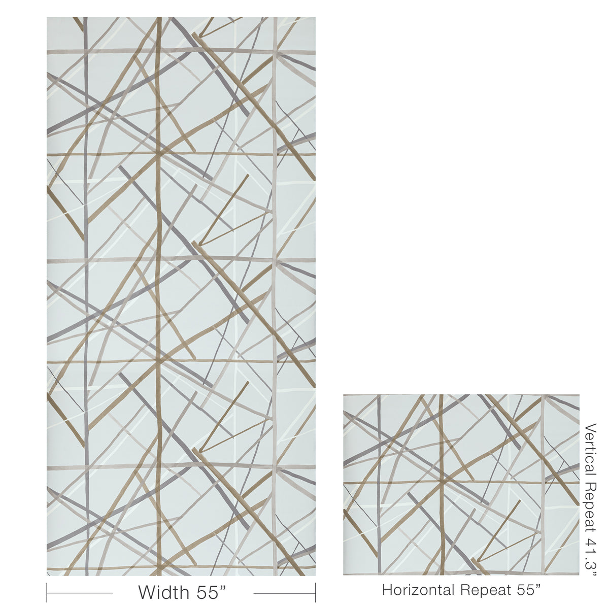 Simpatico Wallpaper in Cinder color - pattern number GWP-3725.1115.0 - by Lee Jofa Modern in the Kelly Wearstler VII collection