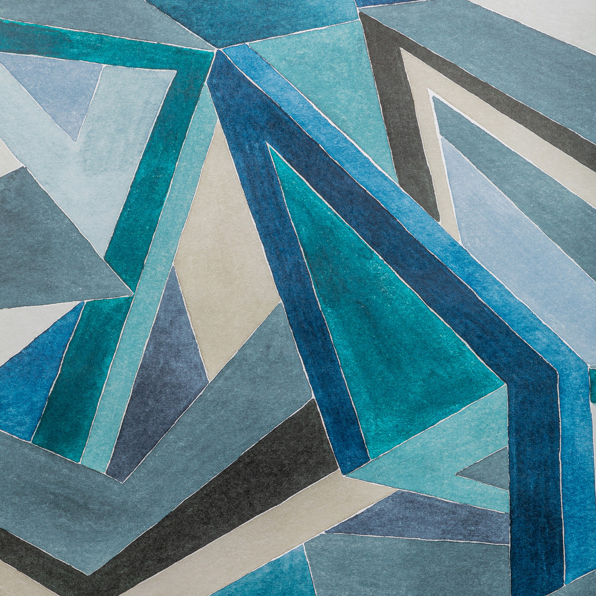 Roulade Wallpaper in Navy/Teal color - pattern number GWP-3727.355.0 - by Lee Jofa Modern in the Rhapsody collection