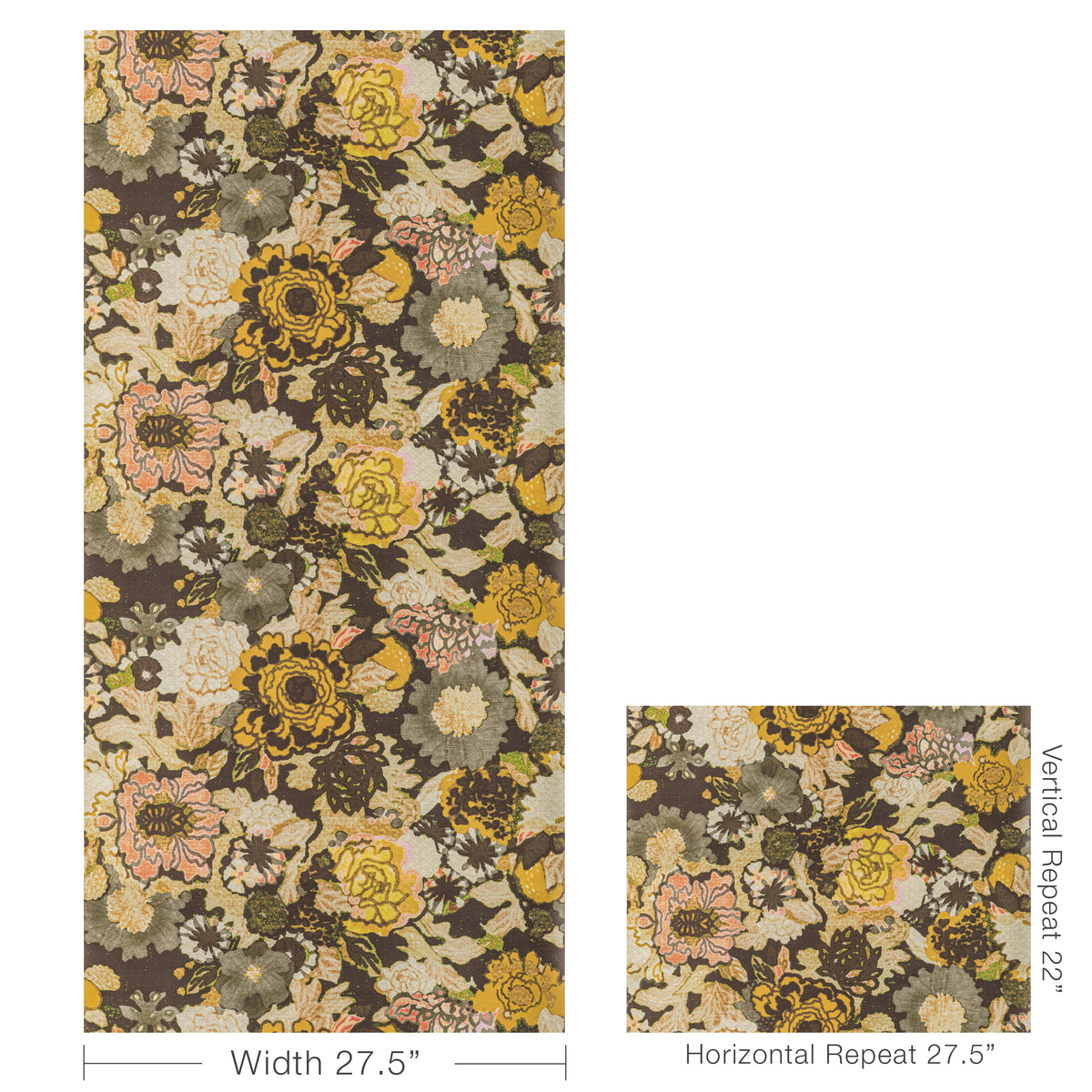 Arioso Wallpaper in Petal/Coin color - pattern number GWP-3729.417.0 - by Lee Jofa Modern in the Rhapsody collection