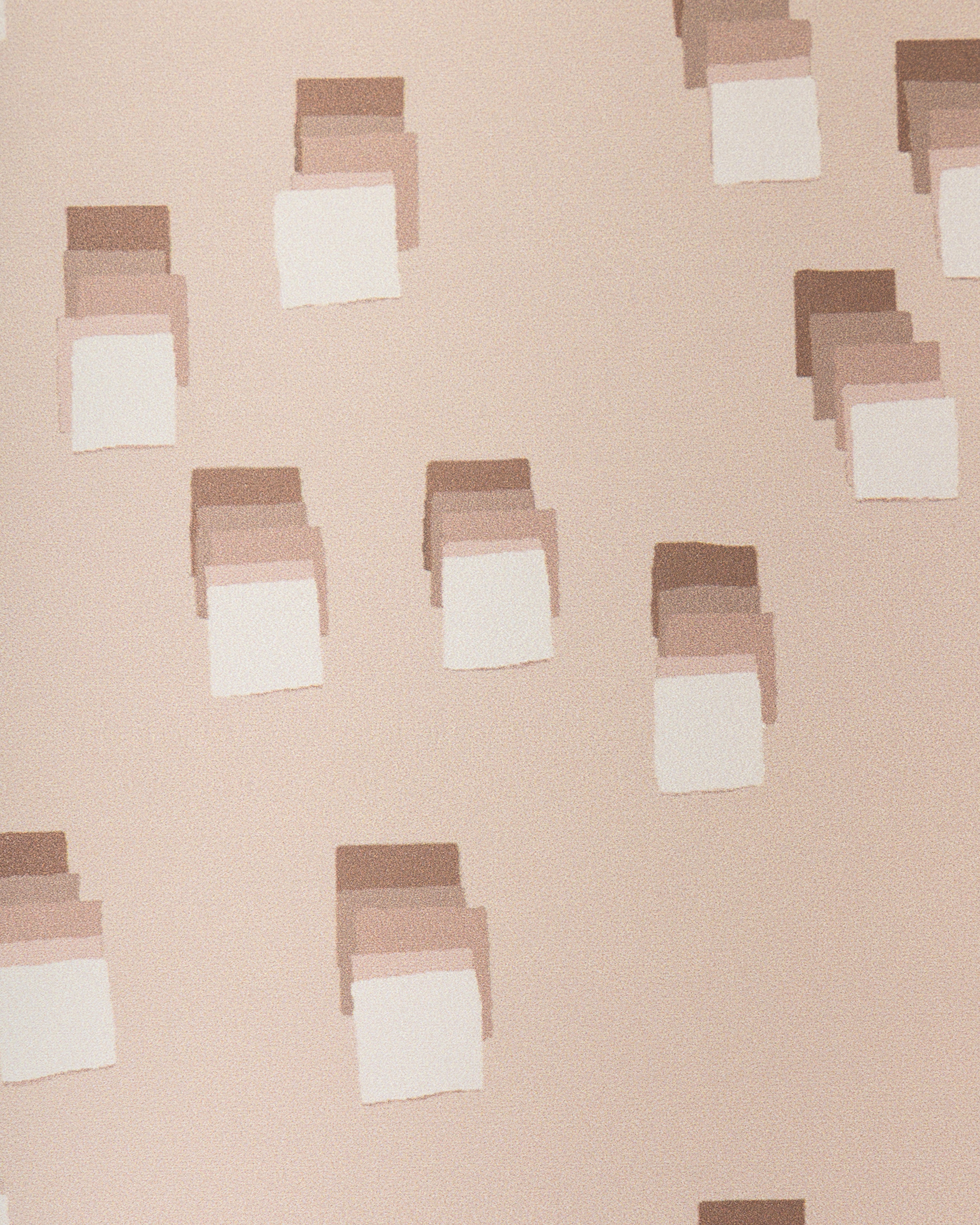 Signal Wallpaper in Terra color - pattern number GWP-3740.1624.0 - by Lee Jofa Modern in the Kelly Wearstler Transit collection