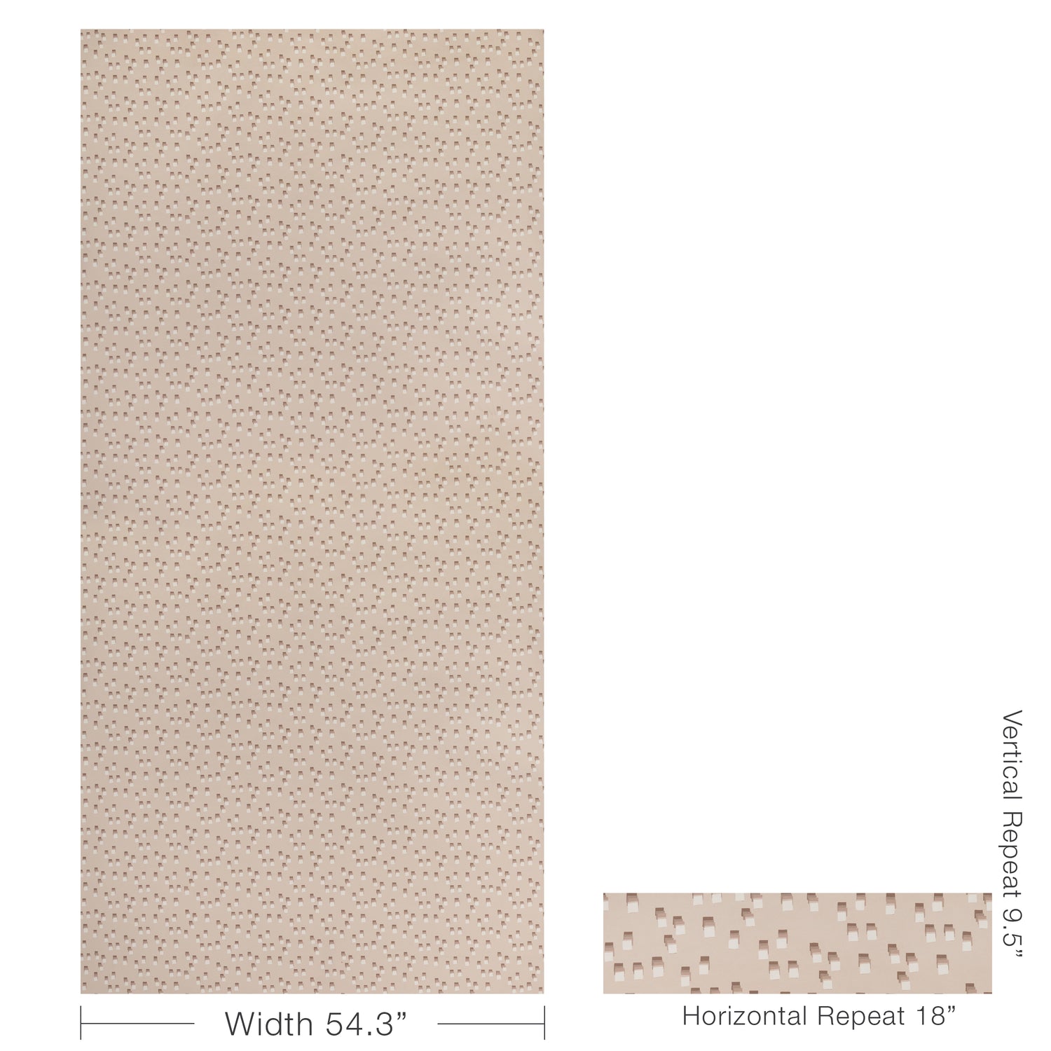 Signal Wallpaper in Terra color - pattern number GWP-3740.1624.0 - by Lee Jofa Modern in the Kelly Wearstler Transit collection