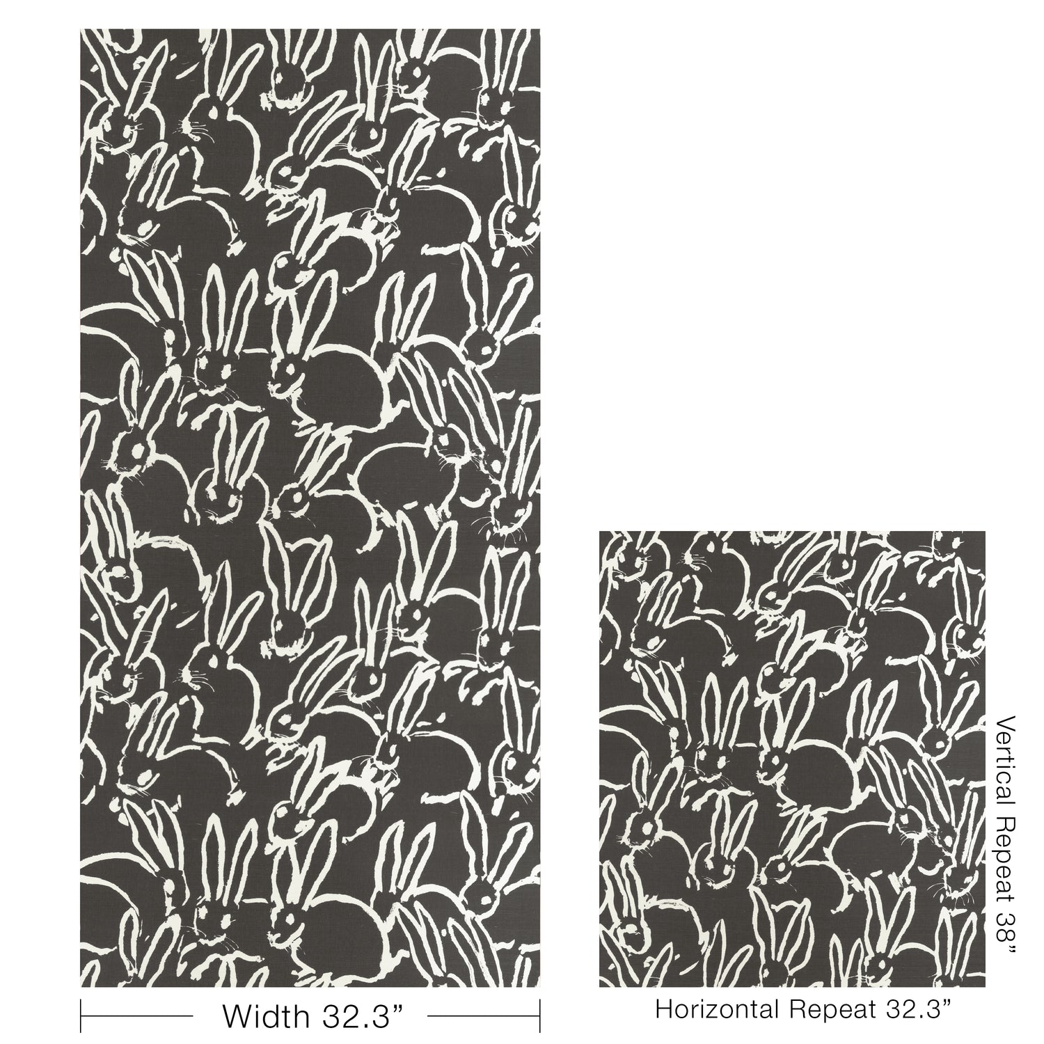 Hula Sisal Wallpaper in Ink color - pattern number GWP-3748.8.0 - by Lee Jofa Modern in the Hunt Slonem Belle Terre collection