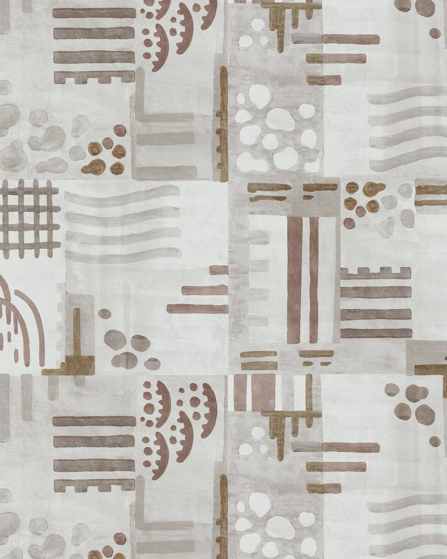 Veda Wallpaper in limestone/bark color - pattern number GWP-3753.1621.0 - by Lee Jofa Modern in the Kelly Wearstler Tela collection