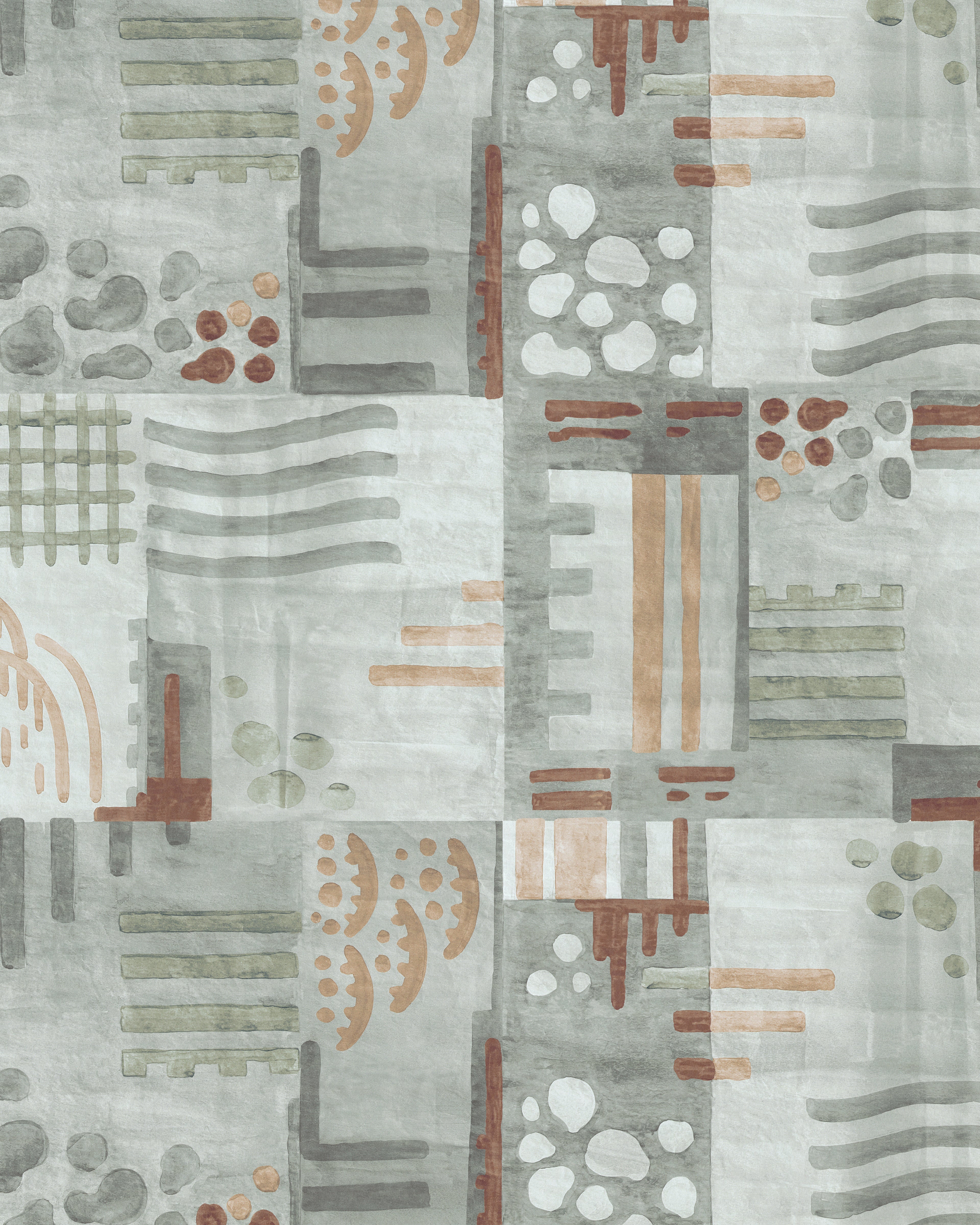 Veda Wallpaper in patina color - pattern number GWP-3753.324.0 - by Lee Jofa Modern in the Kelly Wearstler Tela collection
