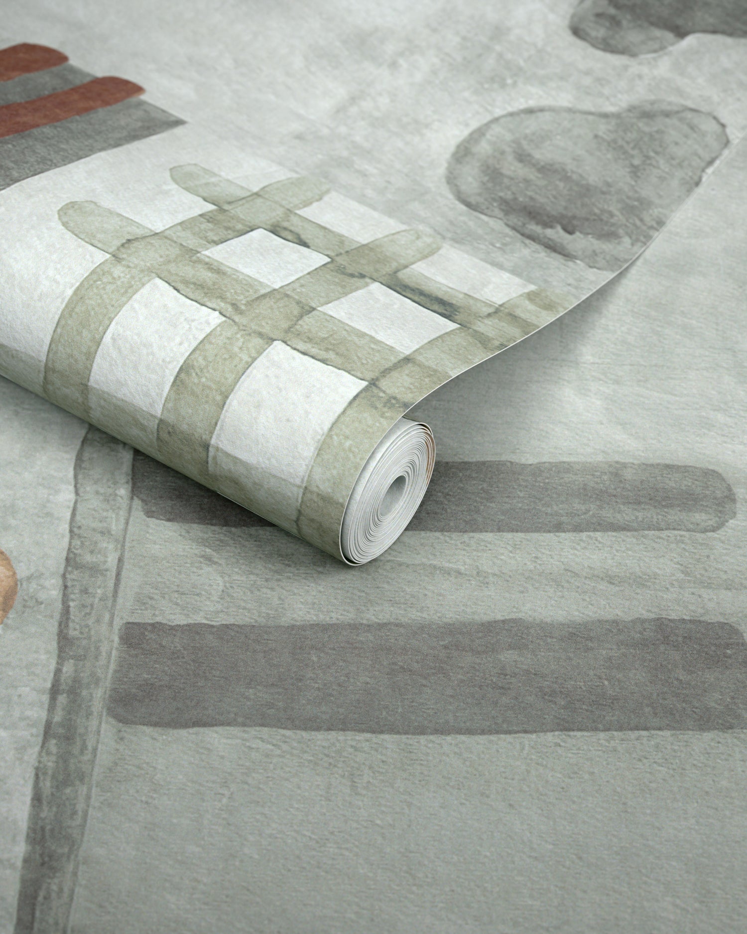 Veda Wallpaper in patina color - pattern number GWP-3753.324.0 - by Lee Jofa Modern in the Kelly Wearstler Tela collection
