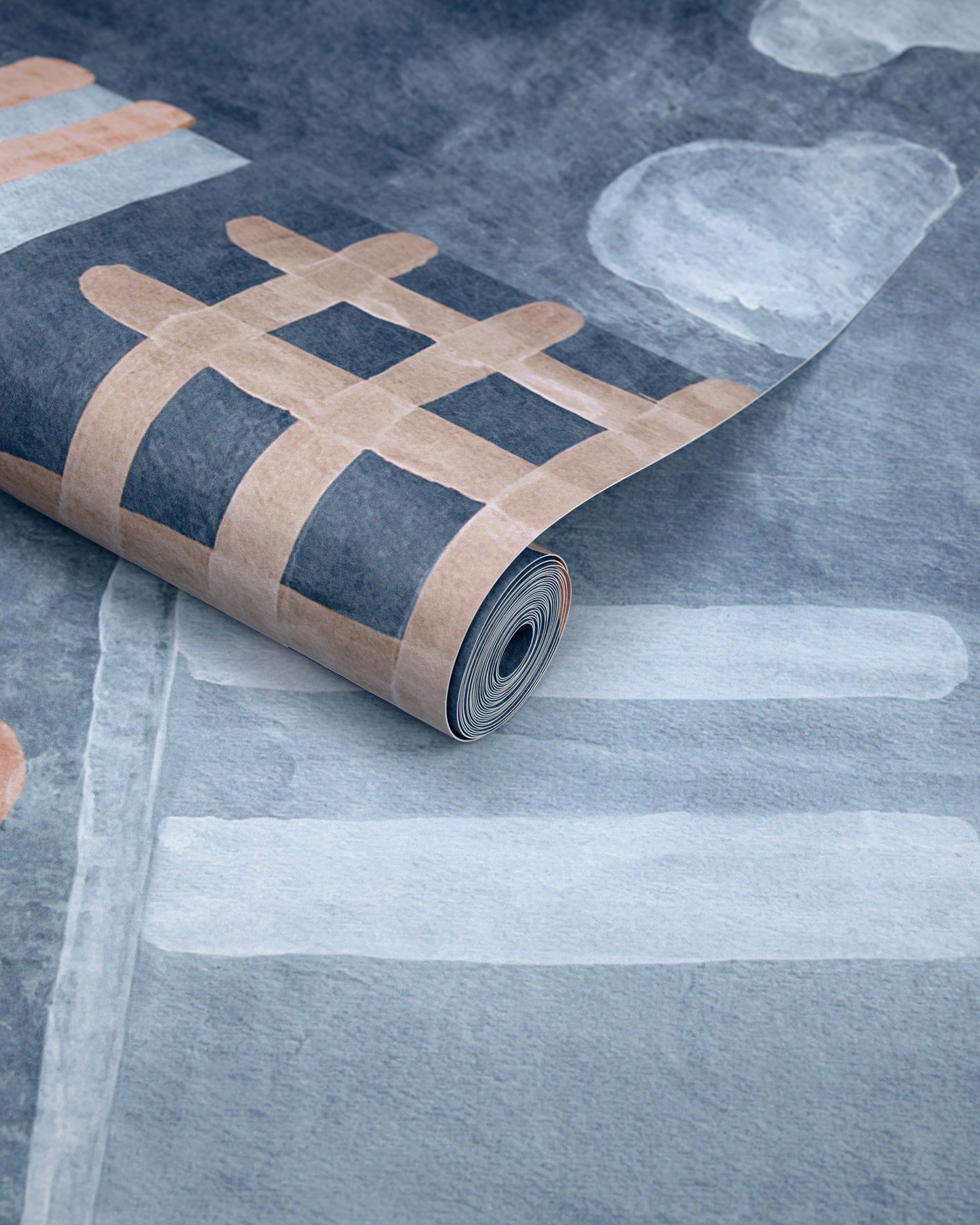 Veda Wallpaper in mineral color - pattern number GWP-3753.517.0 - by Lee Jofa Modern in the Kelly Wearstler Tela collection