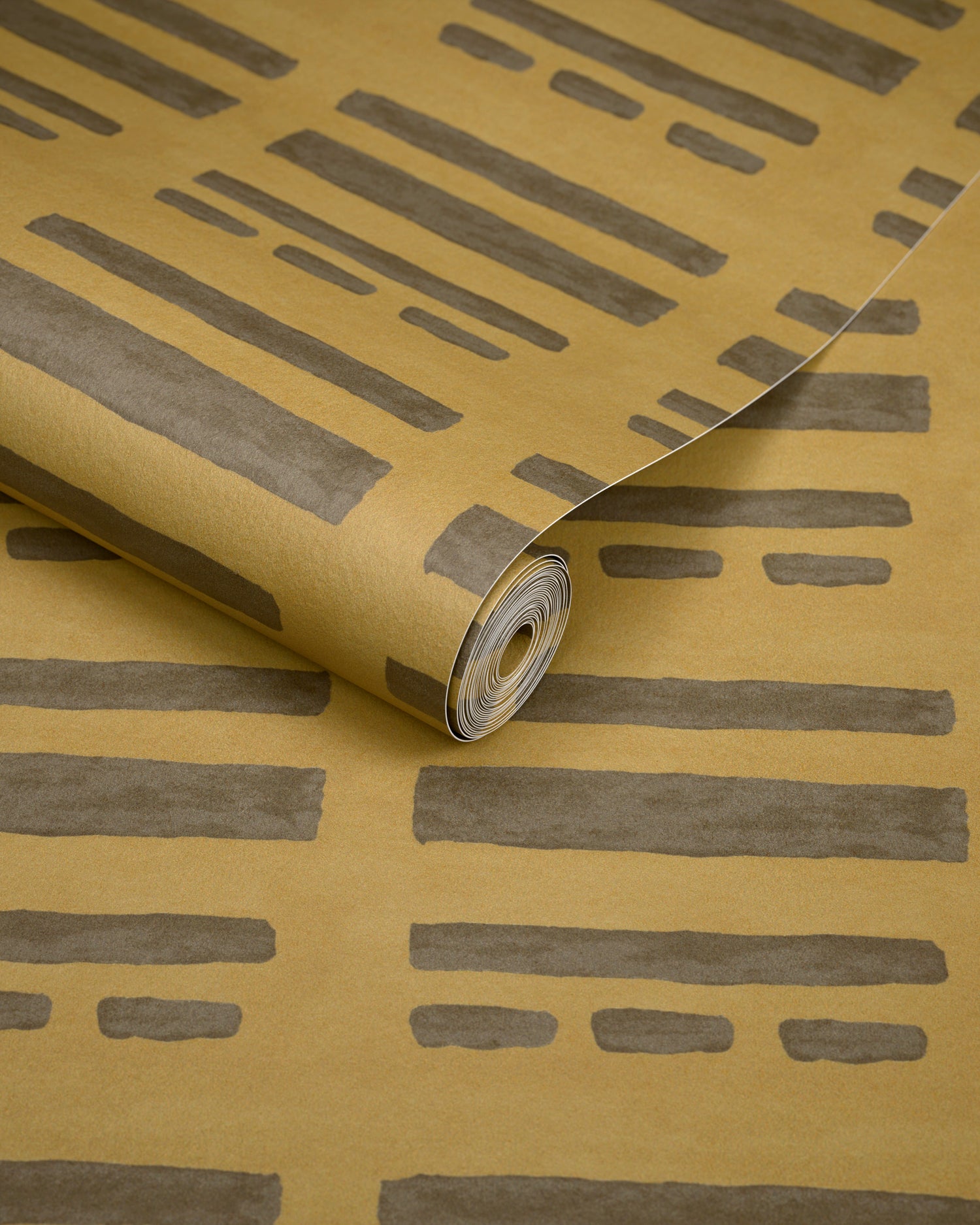 Sift Wallpaper in citron/charcoal color - pattern number GWP-3754.421.0 - by Lee Jofa Modern in the Kelly Wearstler Tela collection