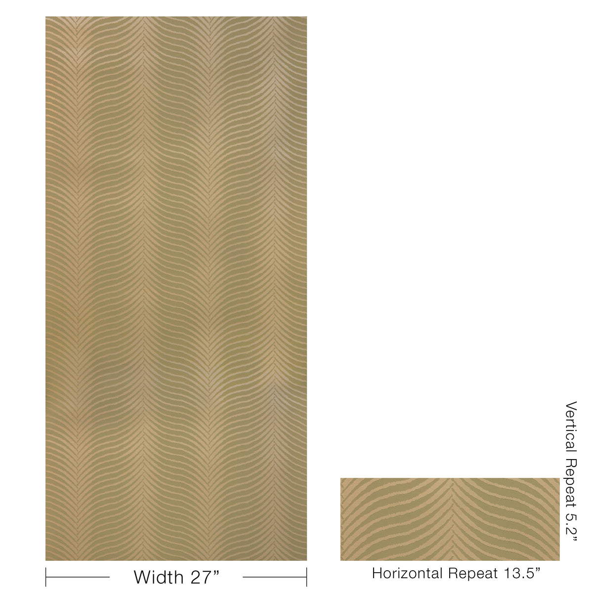 Calista Wallpaper in Peridot color - pattern number GWP-3763.30.0 - by Lee Jofa in the Calista collection
