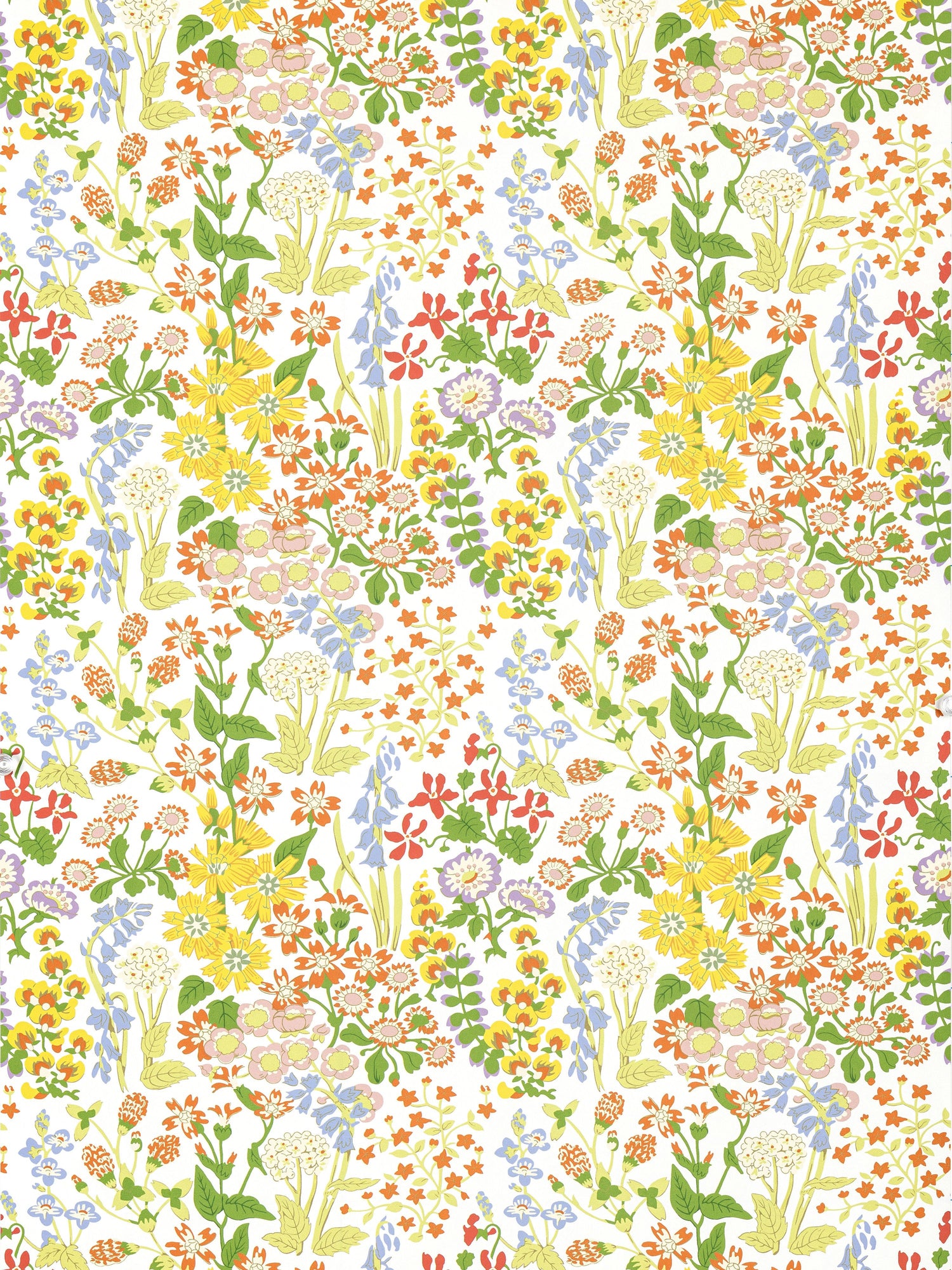 Nymph Floral wallpaper in springtime color - pattern number GW 0001WP88586 - by Scalamandre in the  collection