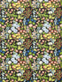 Nymph Floral wallpaper in black multi color - pattern number GW 0002WP88586 - by Scalamandre in the  collection