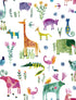 Animals Peel and Stick wallpaper in off white color - pattern number HG12800 - by NextWall in the Peel and Stick Wallpaper by Harry and Grace 4 collection