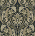 Thornton Vintage Damask Peel and Stick wallpaper in deep sea color - pattern number HG12902 - by NextWall in the Peel and Stick Wallpaper by Harry and Grace 5 collection