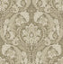 Thornton Vintage Damask Peel and Stick wallpaper in latte color - pattern number HG12905 - by NextWall in the Peel and Stick Wallpaper by Harry and Grace 5 collection