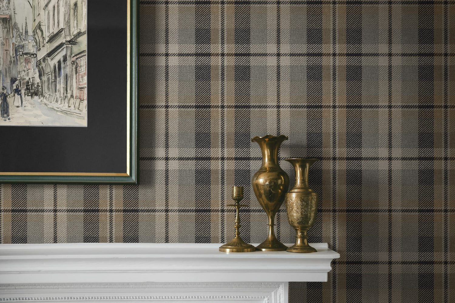 Plaid Peel And Stick Wallpapernull