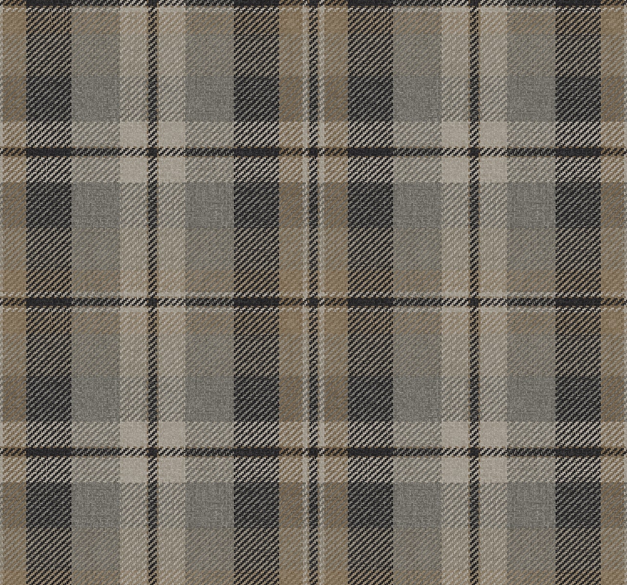 Thornbury Tailored Plaid Peel and Stick wallpaper in cliffside color - pattern number HG13107 - by NextWall in the Peel and Stick Wallpaper by Harry and Grace 5 collection