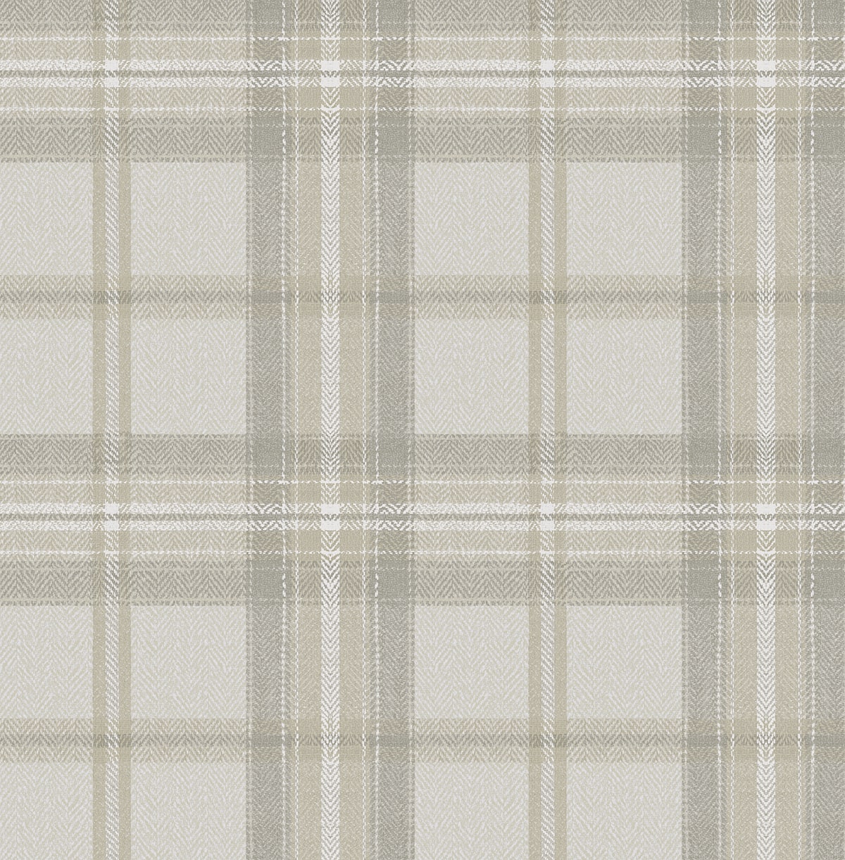 Herringbone Plaid Peel and Stick wallpaper in frosted calcutta color - pattern number HG13705 - by NextWall in the Peel and Stick Wallpaper by Harry and Grace 5 collection