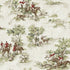 Horse Race Peel and Stick wallpaper in rosemary and garnet color - pattern number HG13804 - by NextWall in the Peel and Stick Wallpaper by Harry and Grace 5 collection
