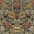 Acanthus Floral Cameo Peel and Stick wallpaper in espresso color - pattern number HG14006 - by NextWall in the Peel and Stick Wallpaper by Harry and Grace 5 collection