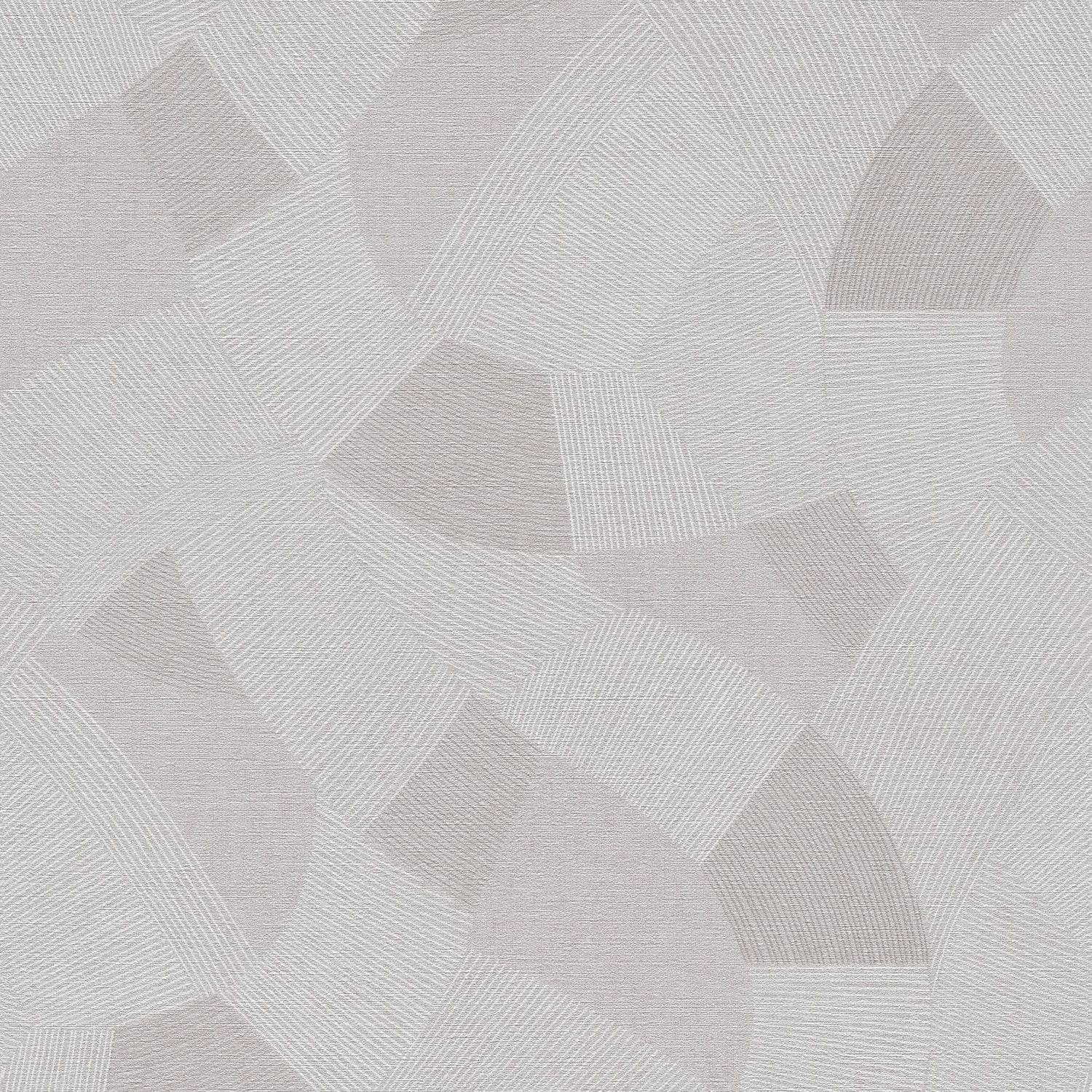 Geometric Wallpaper in Silver Grey color - pattern number HV41073 - by Galerie in the Havana 2 collection
