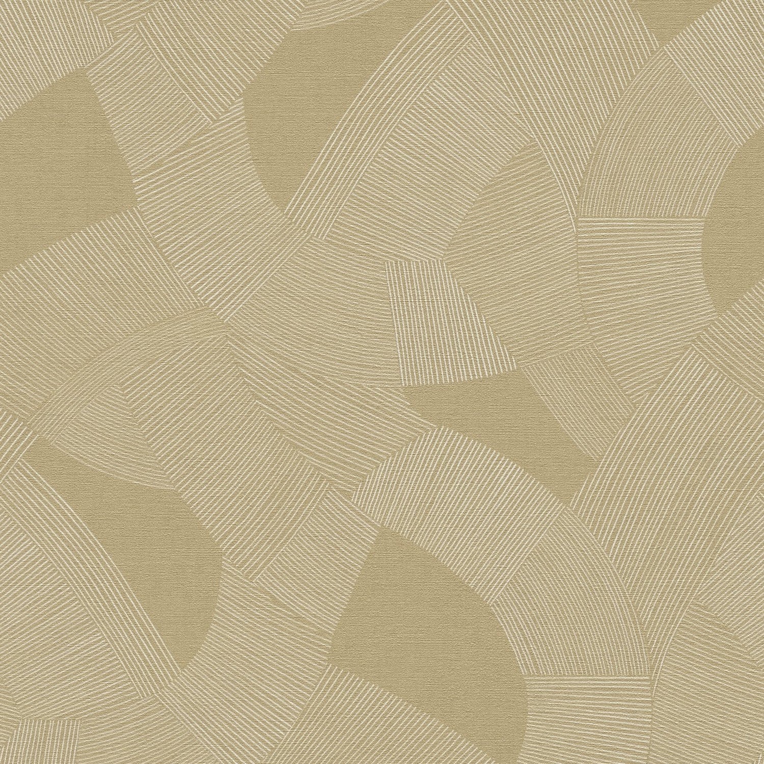 Geometric Wallpaper in Yellow color - pattern number HV41075 - by Galerie in the Havana 2 collection