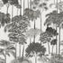 Tree Leaf Wallpaper in Black color - pattern number HV41085 - by Galerie in the Havana 2 collection
