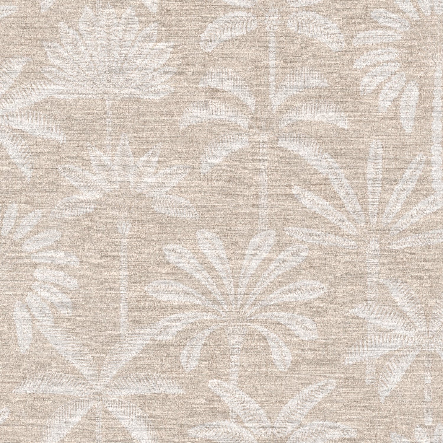 Tree Leaf Wallpaper in Beige color - pattern number HV41086 - by Galerie in the Havana 2 collection