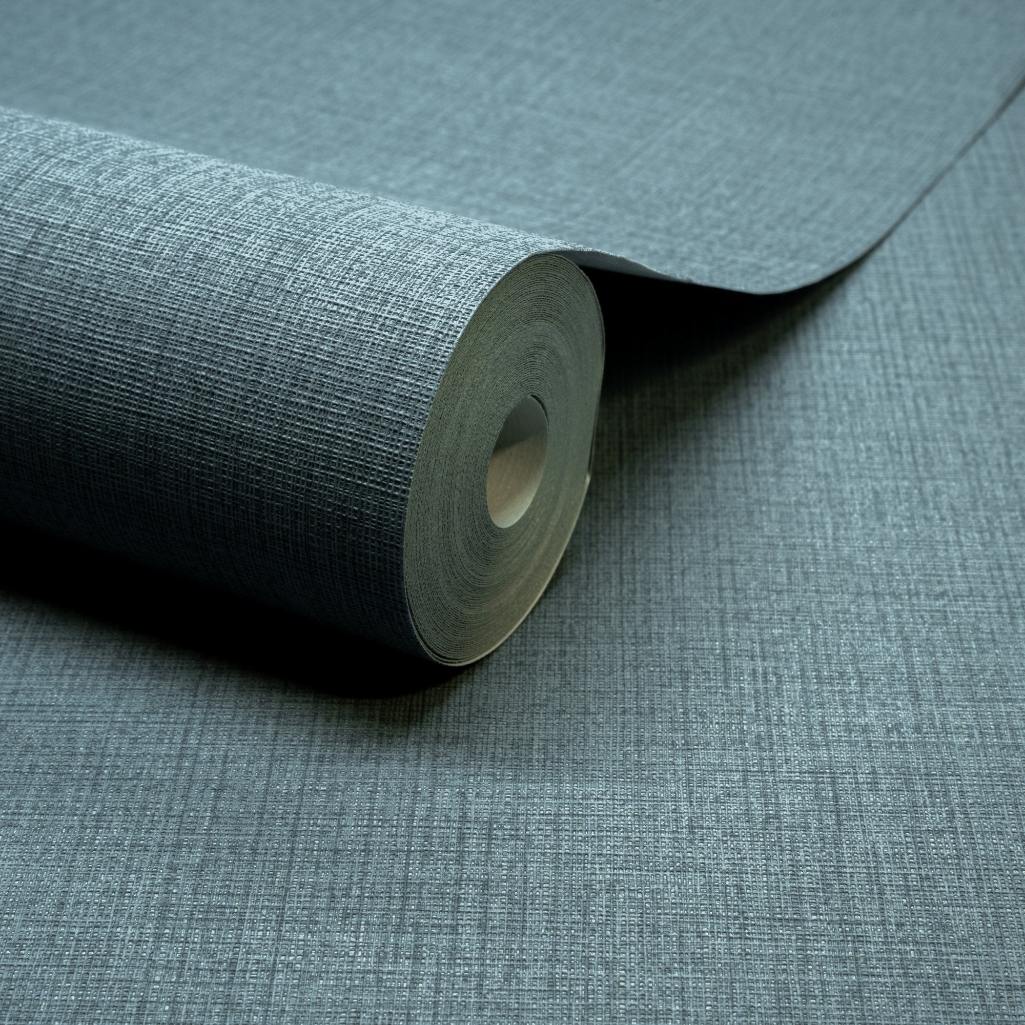 Textile Plain Wallpaper in blue color - pattern number GDIC1015 - by Grandeco in the Little Dreamers collection