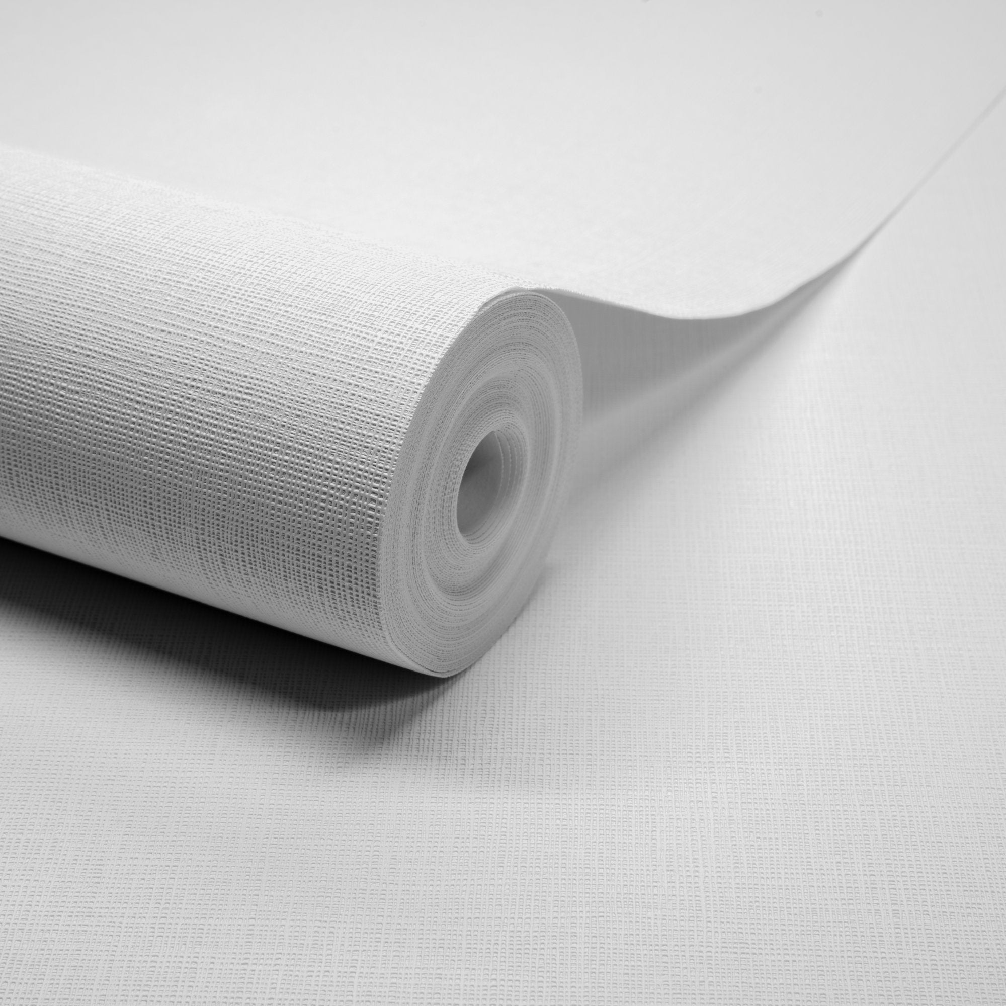 Textile Plain Wallpaper in white color - pattern number GDIC1017 - by Grandeco in the Little Dreamers collection