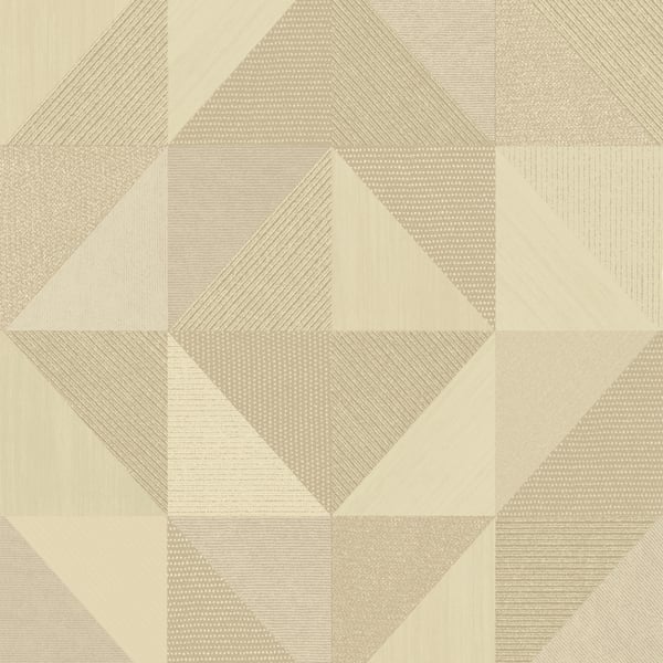 Geometrico Congo wallpaper in beige color - pattern number IT32411 - by Galerie in the Italian Textures 4 collection