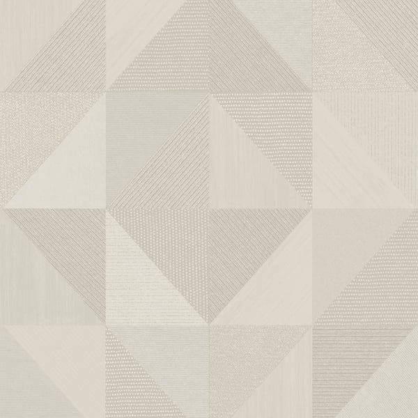Geometrico Congo wallpaper in grey color - pattern number IT32416 - by Galerie in the Italian Textures 4 collection