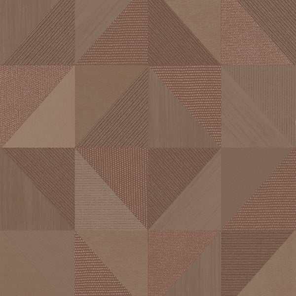 Geometrico Congo wallpaper in red color - pattern number IT32418 - by Galerie in the Italian Textures 4 collection