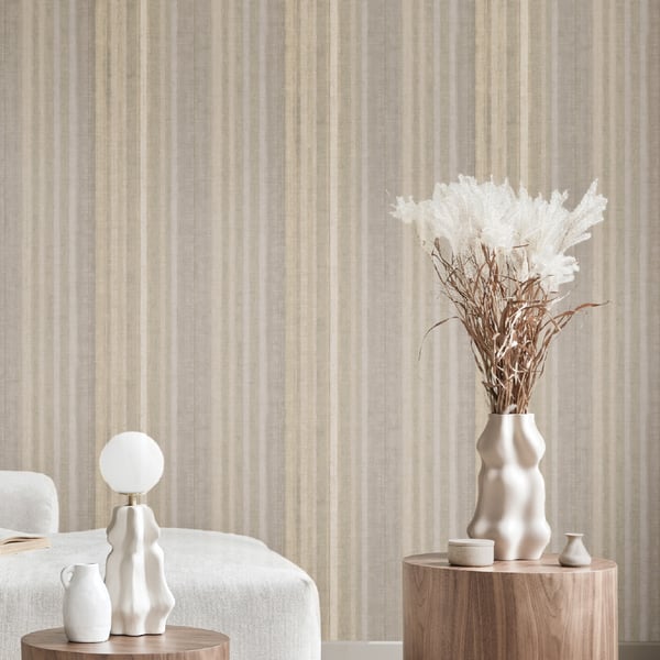 Riga Congo wallpaper in hazelnut color - pattern number IT32453 - by Galerie in the Italian Textures 4 collection